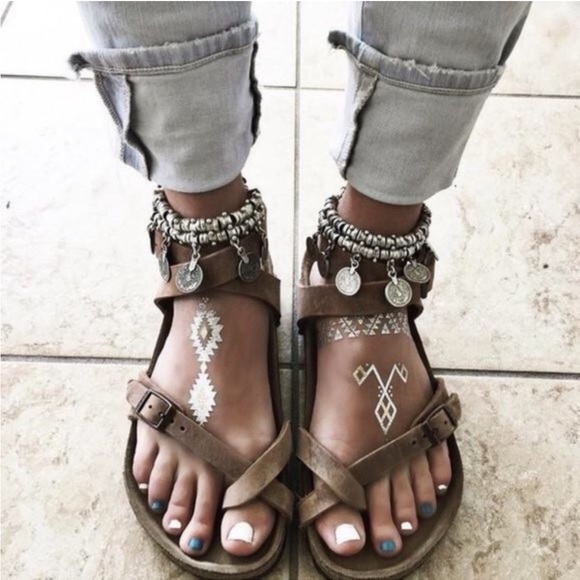 NWT Birkenstock Yara Habana brown leather Women’s size 38 US 7-7.5 sandals - Picture 4 of 7